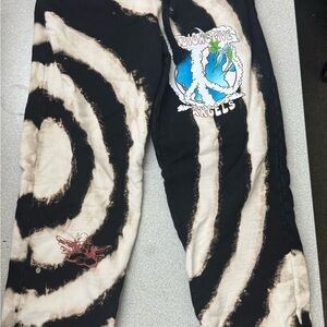 Boys Lie Black and Cream  Sweat Pants